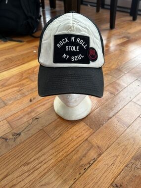 Volcom Black and White 'Rock N' Roll Stole My Soul' Trucker Hat